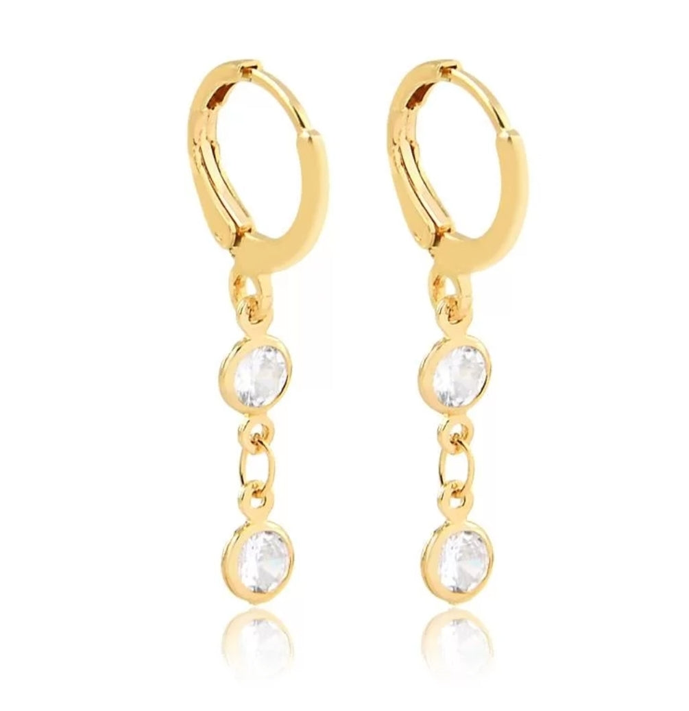 ARGOLA COM PINGENTE PONTO DE LUZ