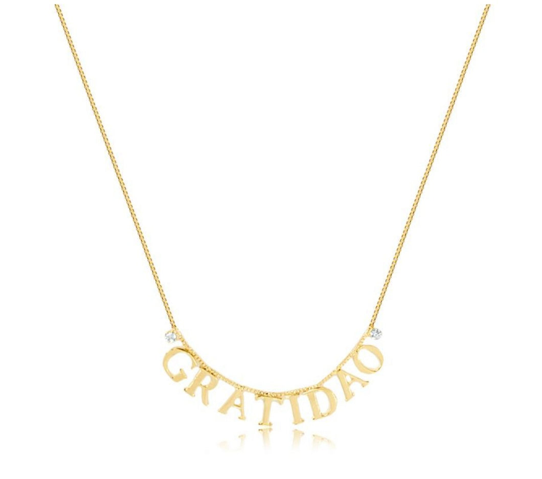 GARGANTILHA GRATIDÃO