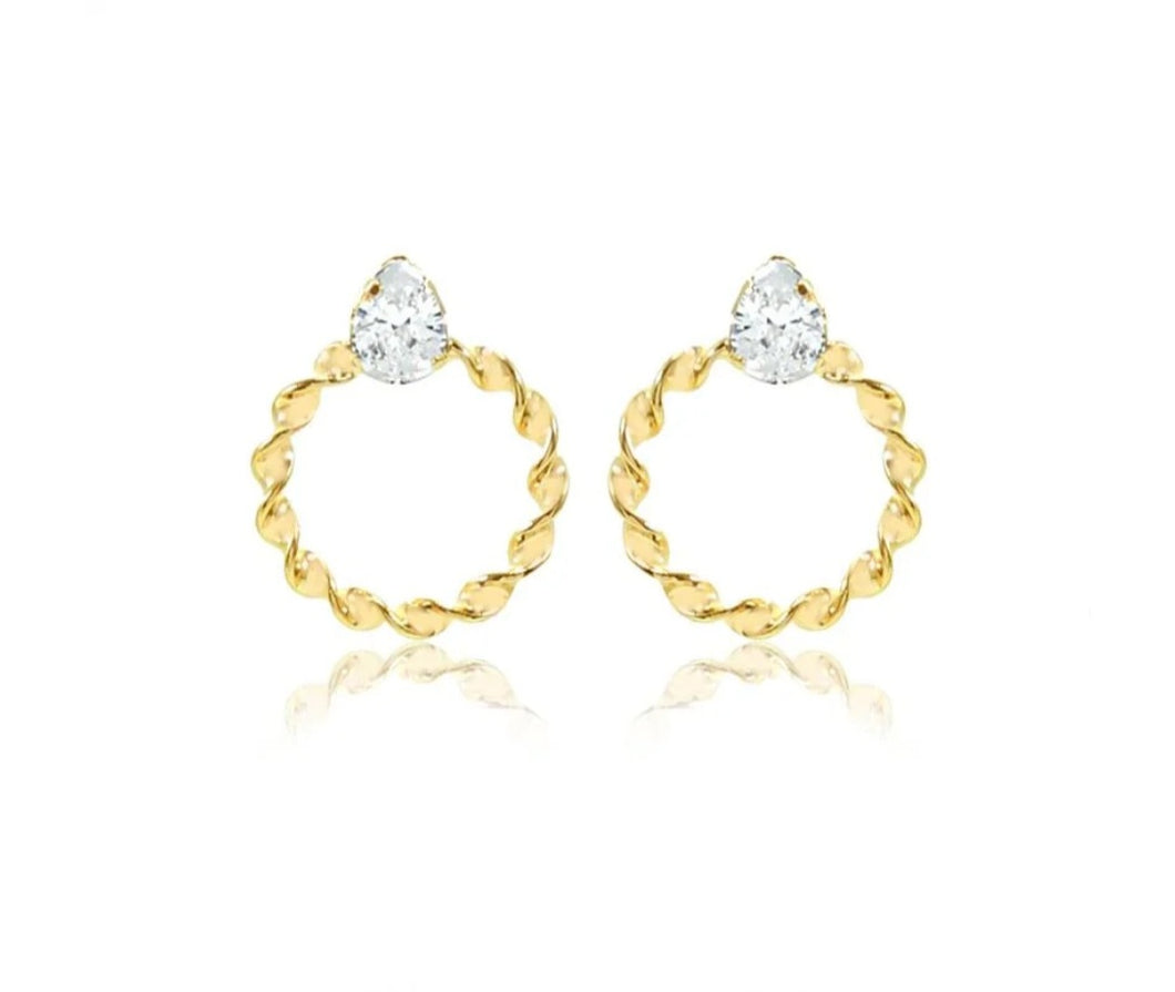 BRINCO ARGOLA TORCIDA GOTA