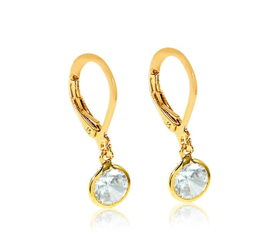 BRINCO DE ARGOLA ZIRCÔNIA