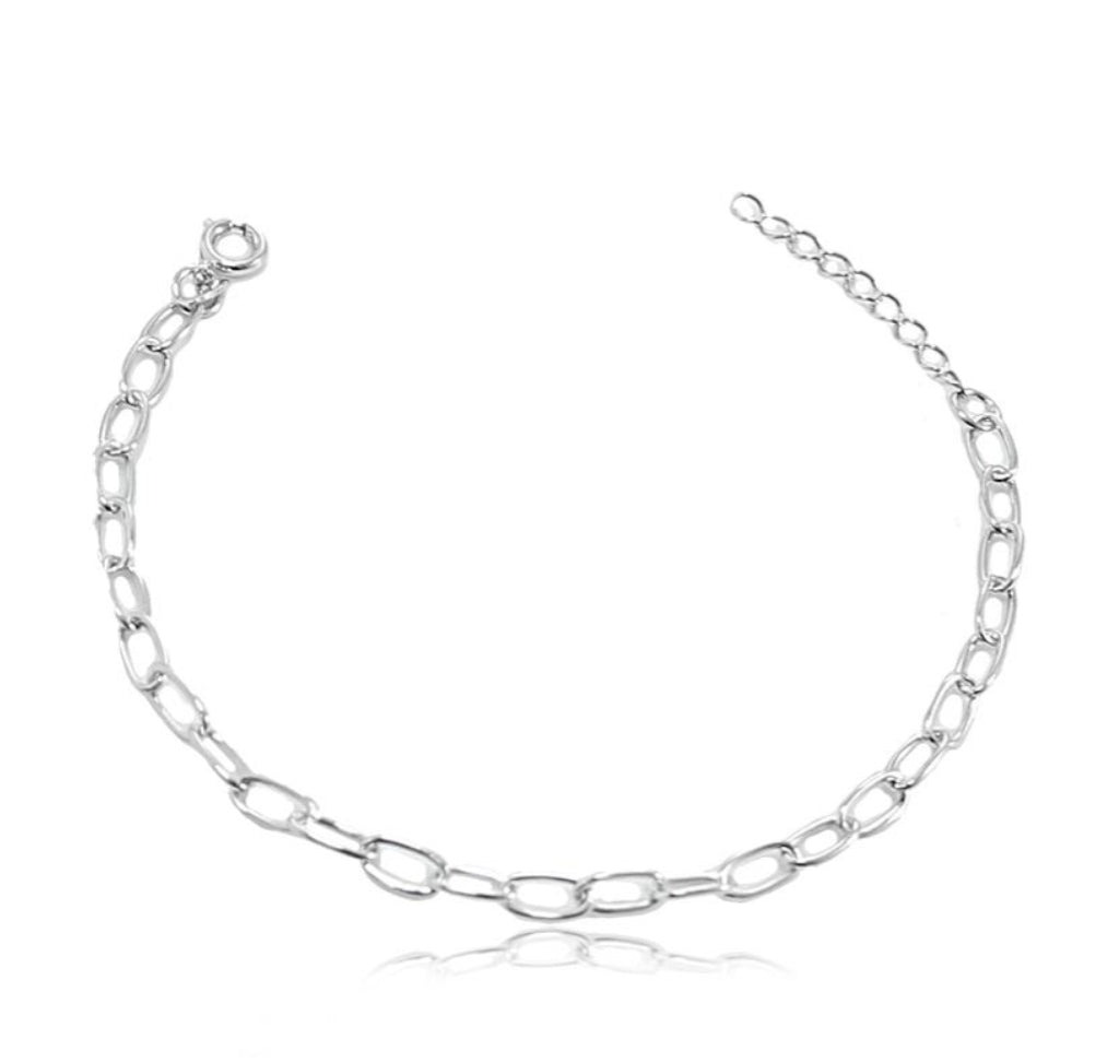 PULSEIRA ELOS OVAL RÓDIO BRANCO