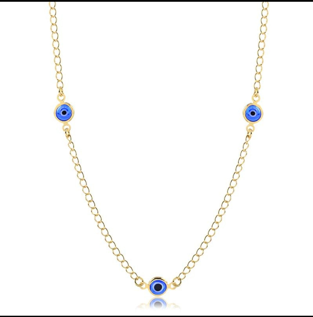 COLAR LONGO OLHO GREGO