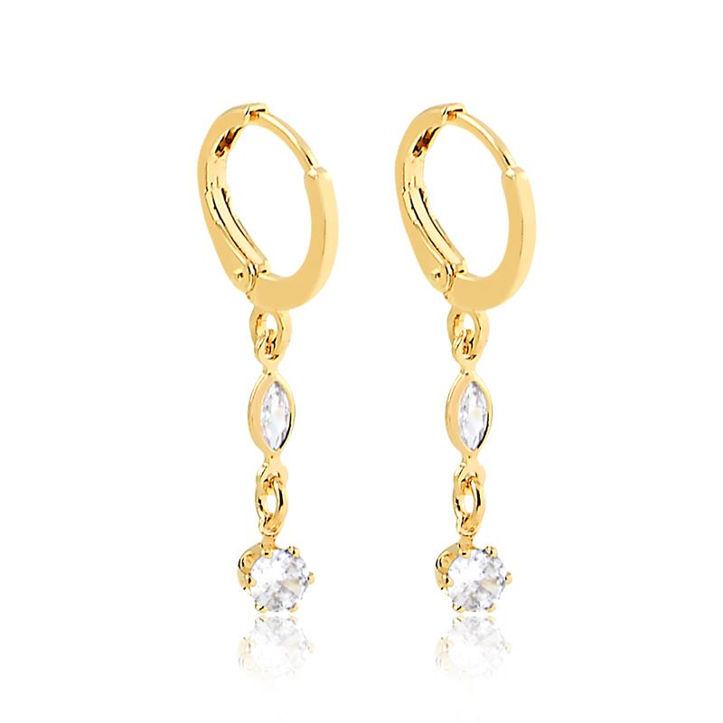 ARGOLA COM PINGENTE PEDRINHAS